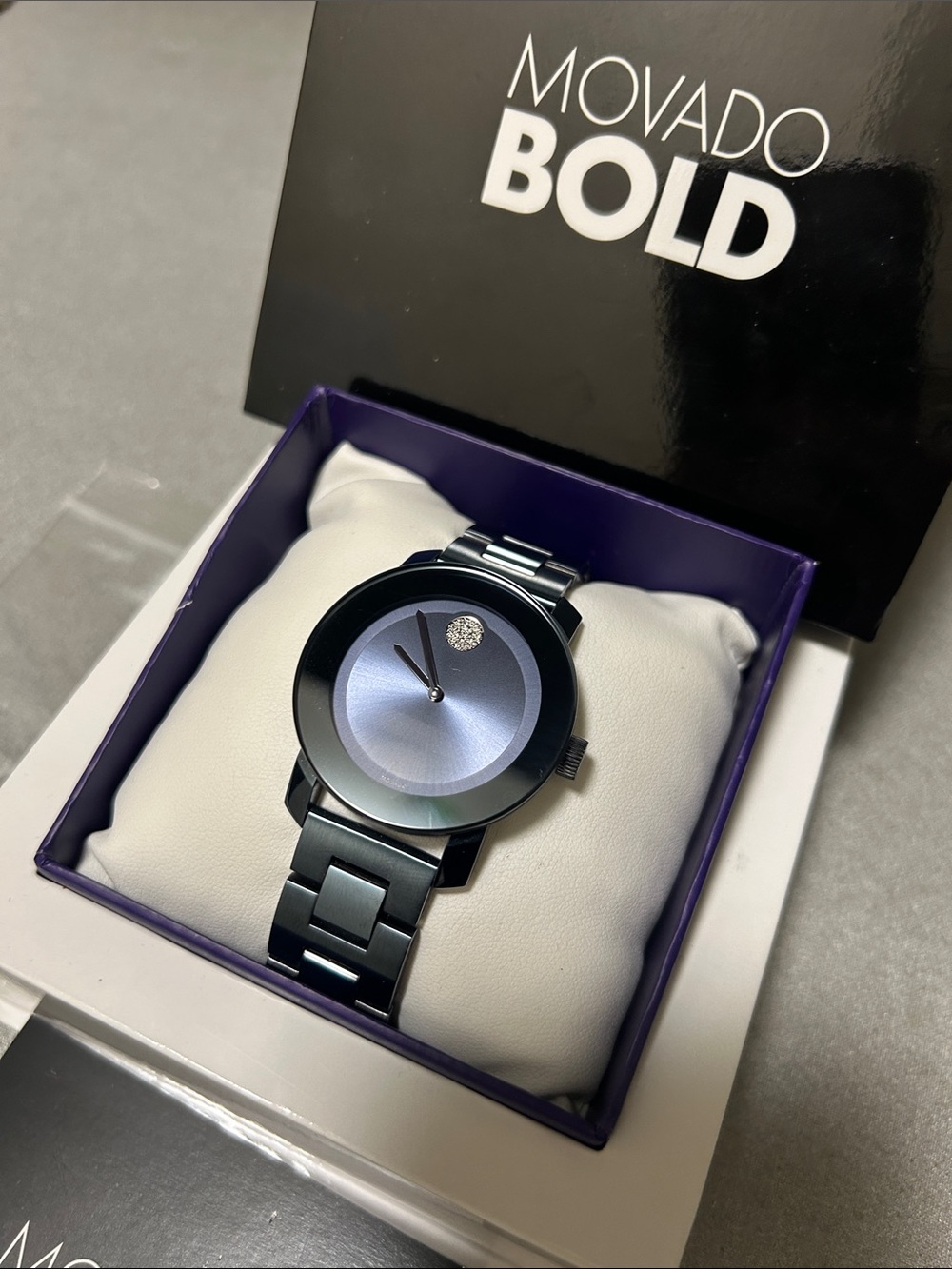 Movado Bold Blue Stainless steel  Watch